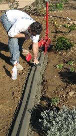 making border curbs